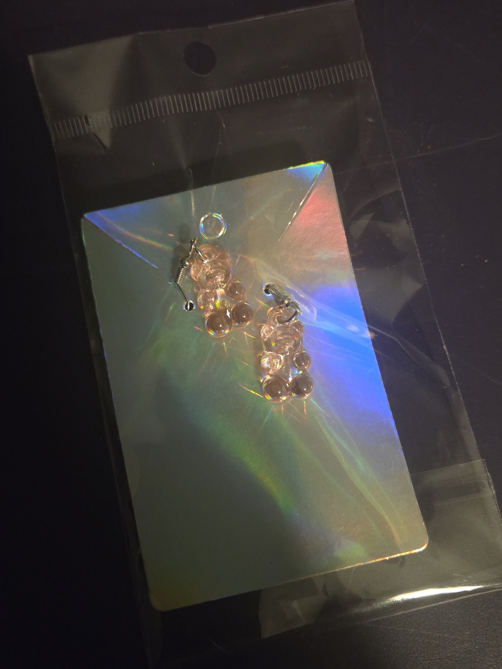 Pink Gummy Bear Earrings NWOT